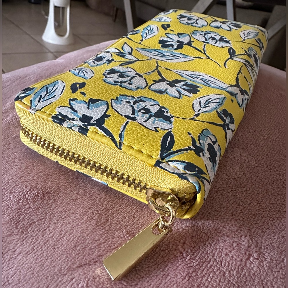 Yellow Floral Wallet